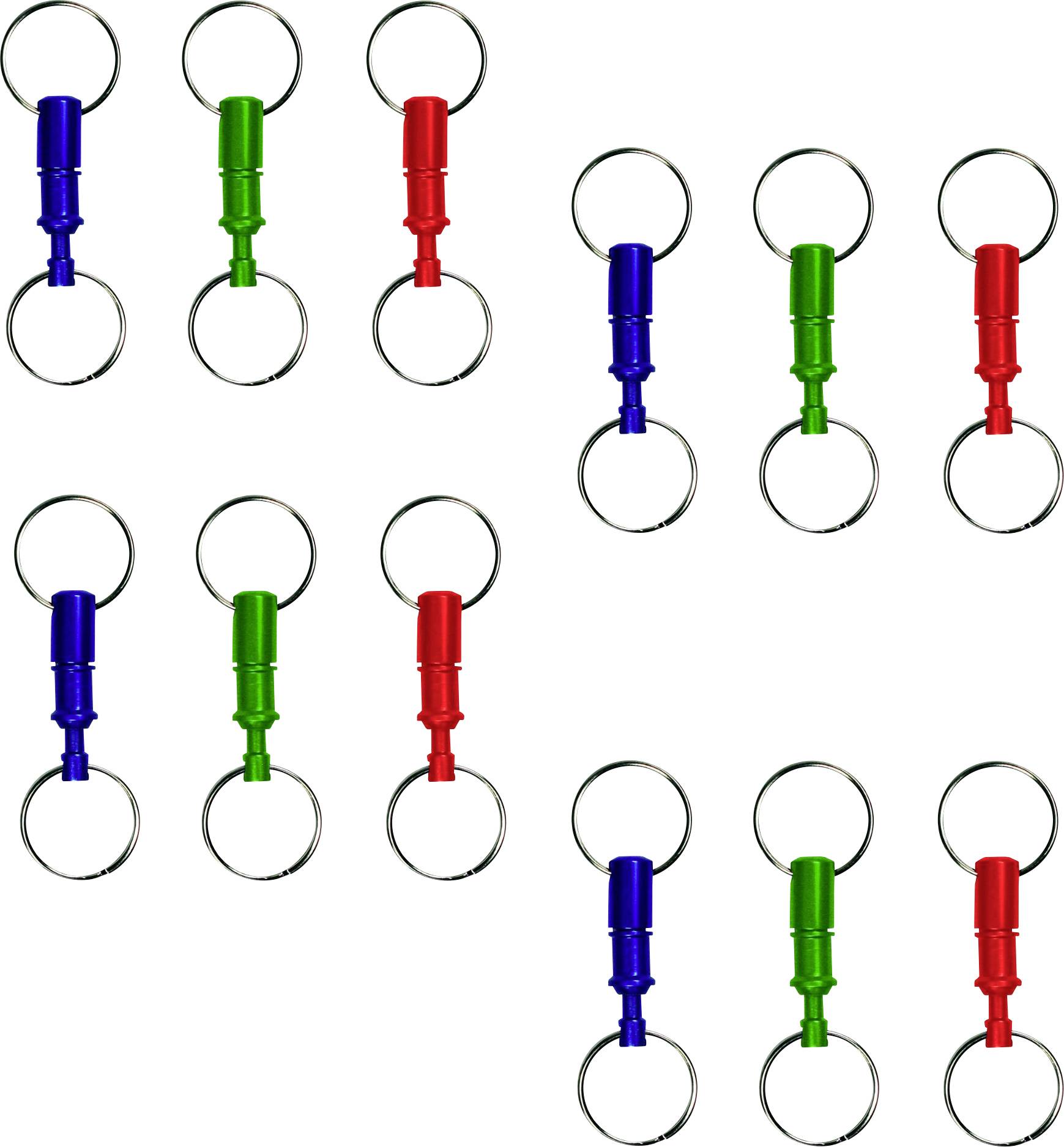 Basi Porte-clef 0006-0546 4026434114805 multicolore 12 pc(s)