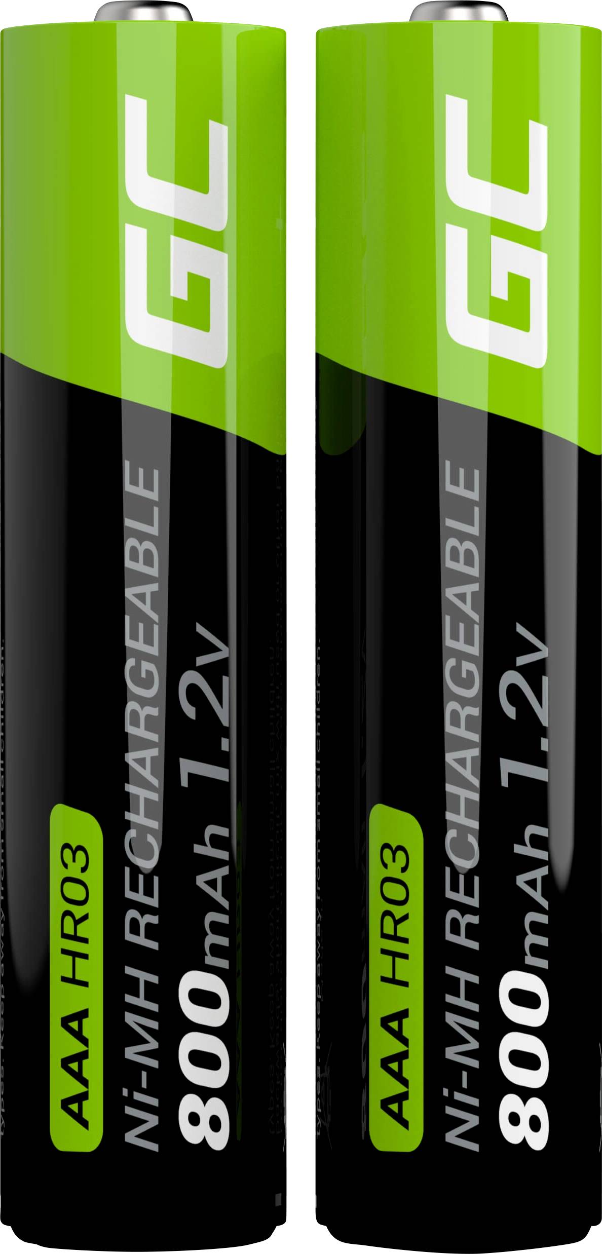 Батарейка Green Cell HR03 типу AAA/R03, NiMH, 800 мАг, 1,2 В, 2 шт.