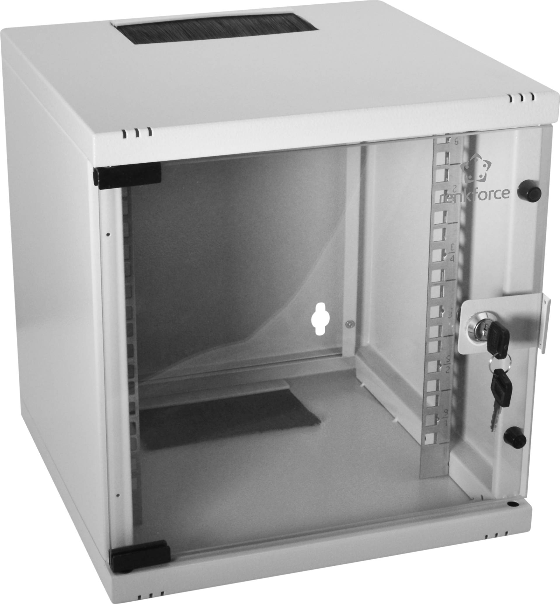 10-дюймова настінна стійкова шафа Renkforce RF-4712212, сталь, 6 U