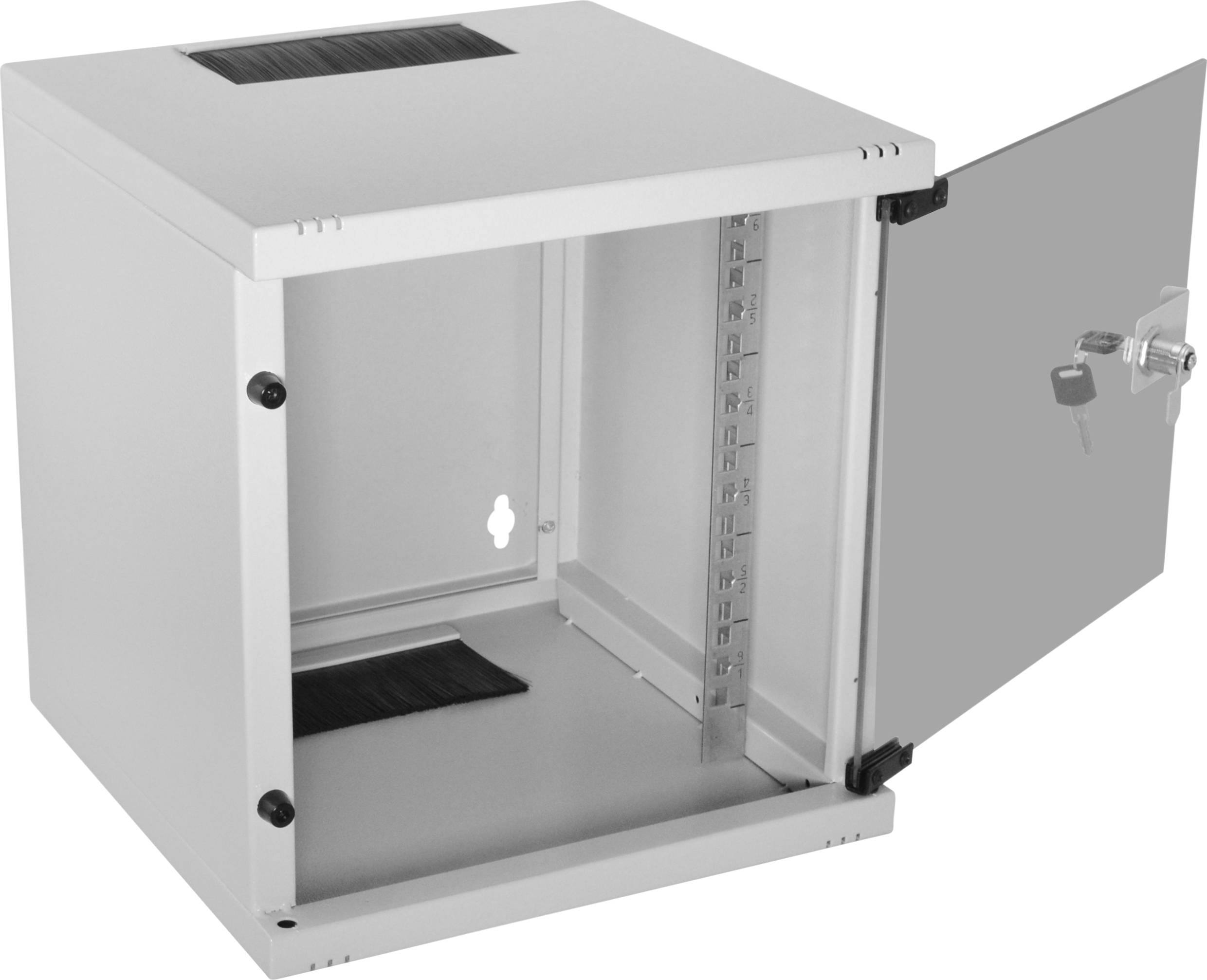 10-дюймова настінна стійкова шафа Renkforce RF-4712212, сталь, 6 U