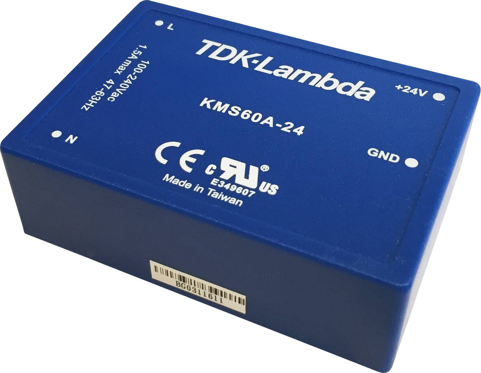 Блок живлення змінного/постійного струму TDK-Lambda KMS60A-24 24V 2.5A 60W