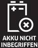 Symbol baterii z przekreślonym kółkiem, informujący: „Akumulator nie jest dołączony