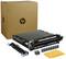 Zestaw konserwacyjny do drukarki zawierający karton, bęben, rolki, jednostkę transferową i ściereczki. Zawiera części zamienne do konserwacji drukarek HP.