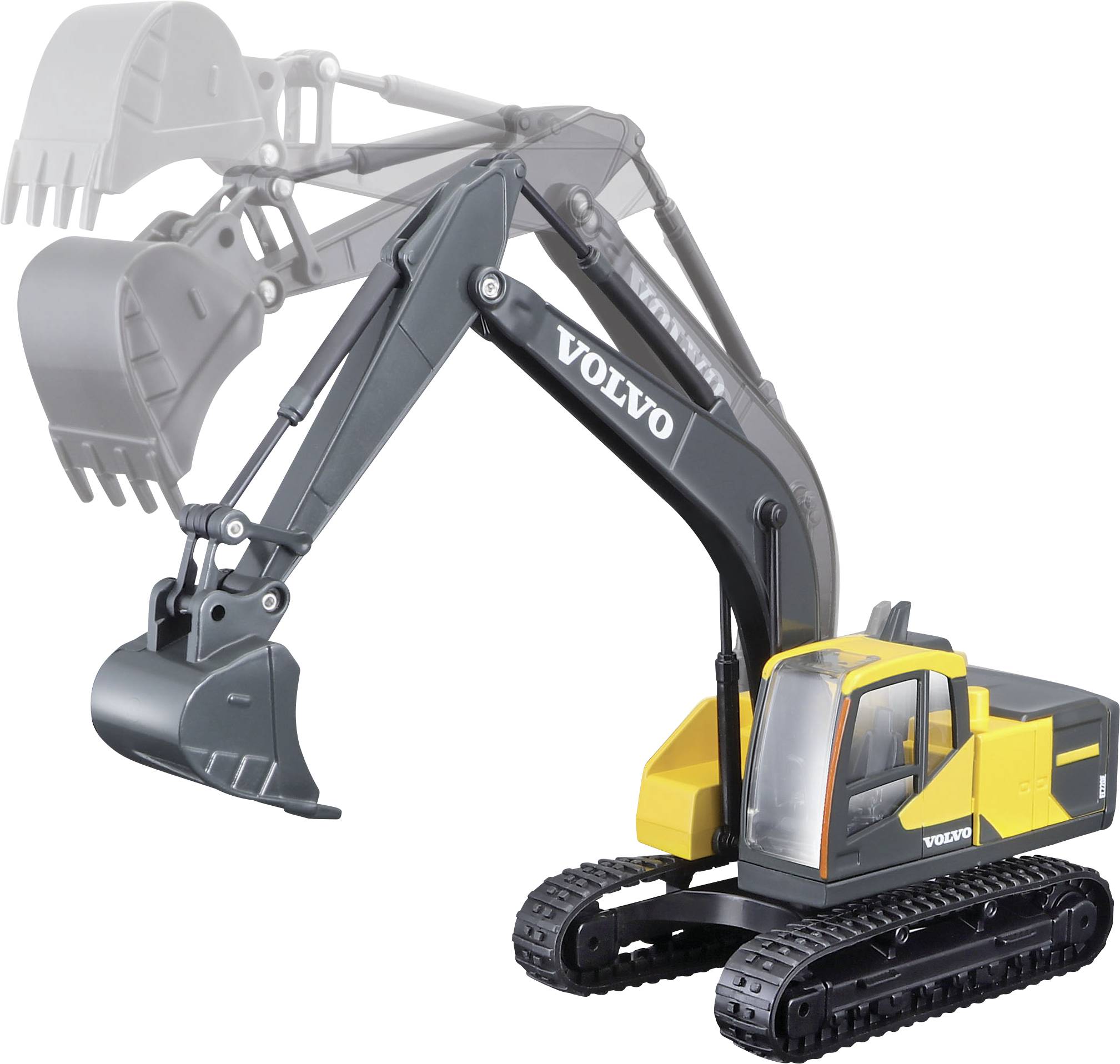 Модель автомобіля Bburago Volvo Löffelbagger EC220E 1:50