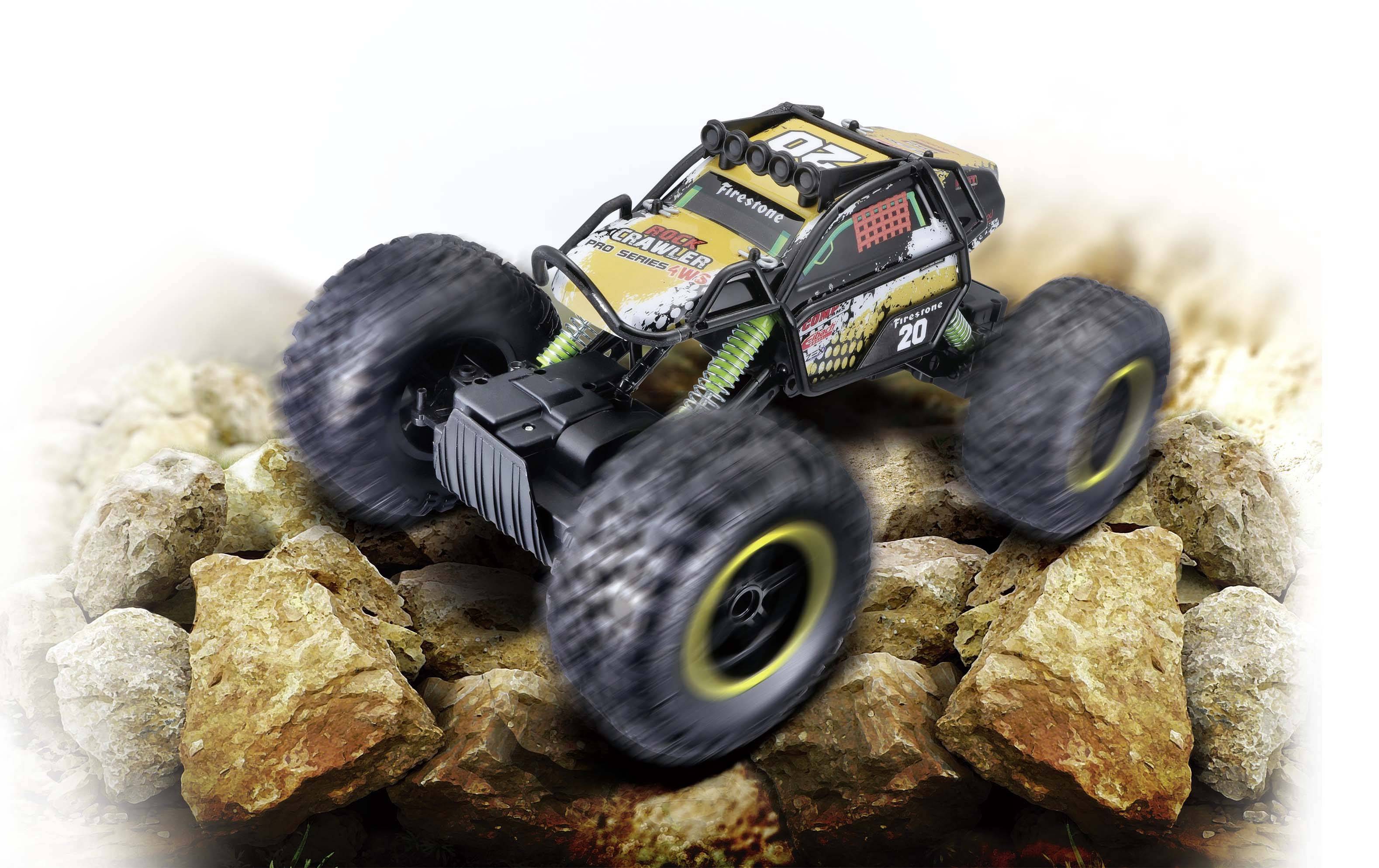 Автомобіль MaistoTech 581334 Rock Crawler Pro на радіокеруванні для початківців, позашляховик, в комплекті акумулятор та зарядний 