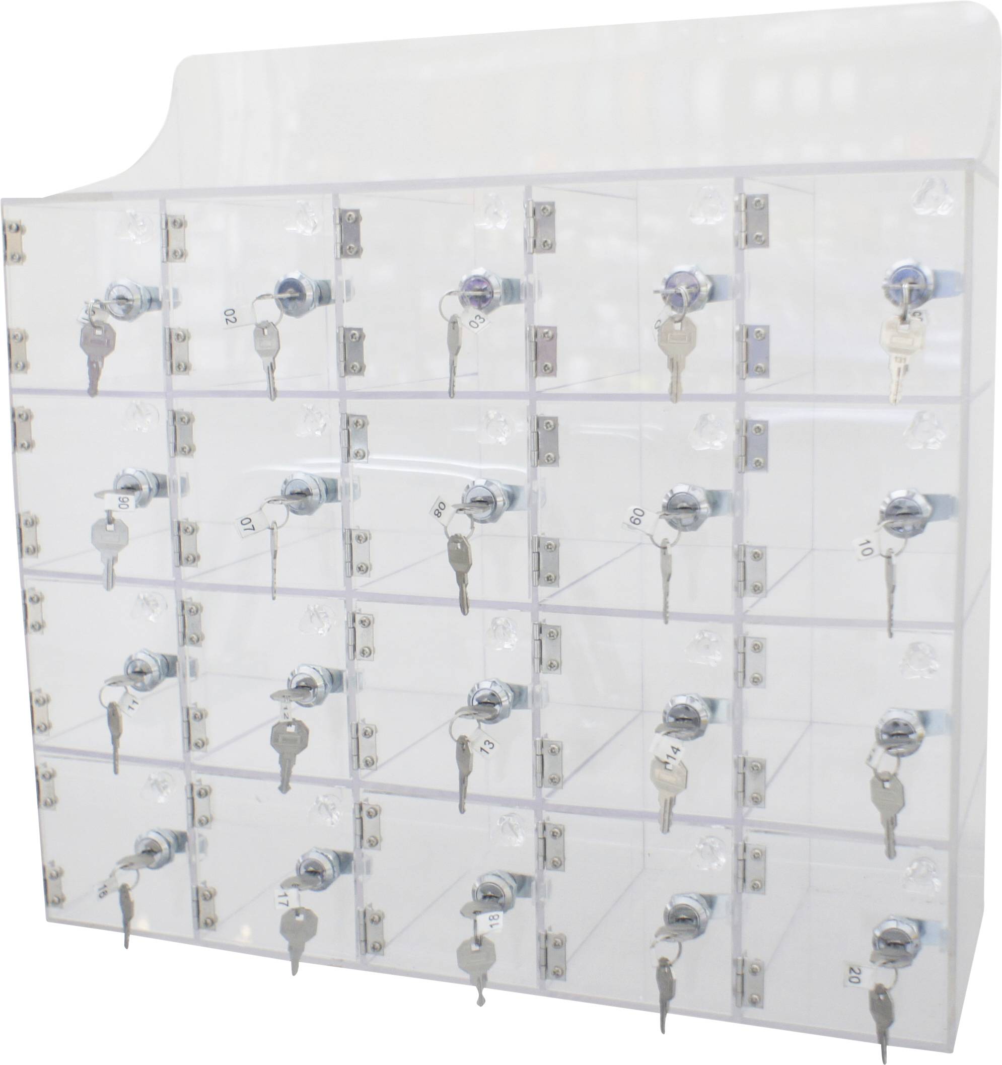 Акрилова шафа VISO CAS20TEL із замком на ключ