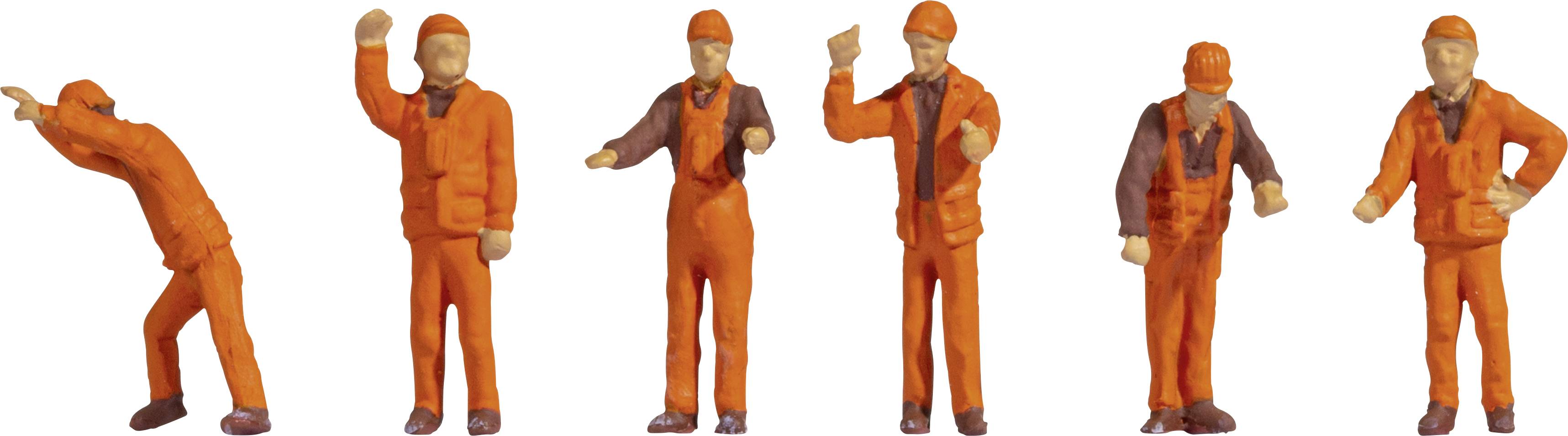 NOCH H0 Маневруючий персонал пофарбований, стоїть