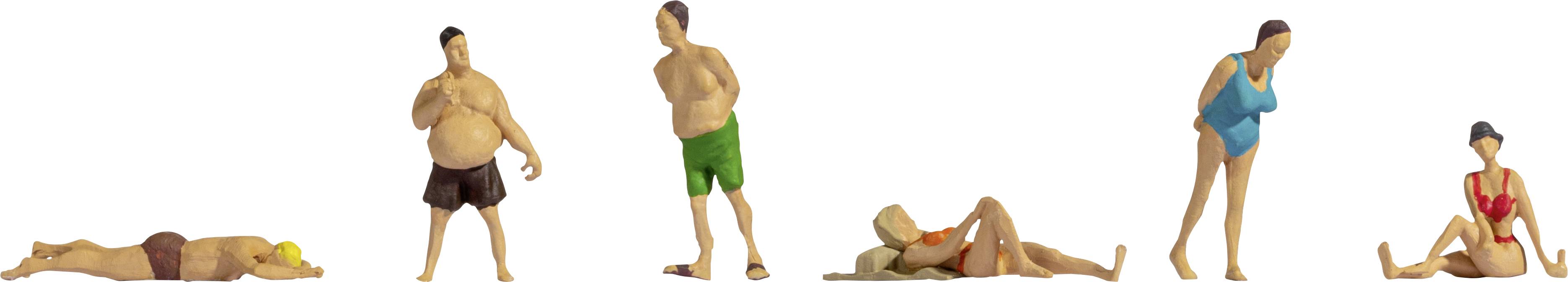 NOCH H0 Купальниці розфарбовані, стоять, лежать, сидять