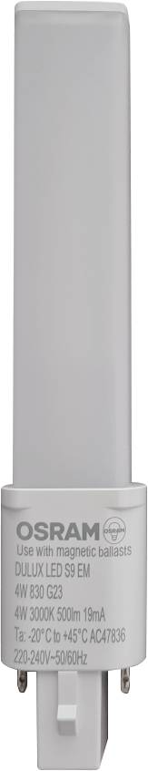 Світлодіодна лампа OSRAM HOMELIGHTING 4058075557994 G23 4 Вт = 9 Вт 500 лм теплий білий 1 шт.