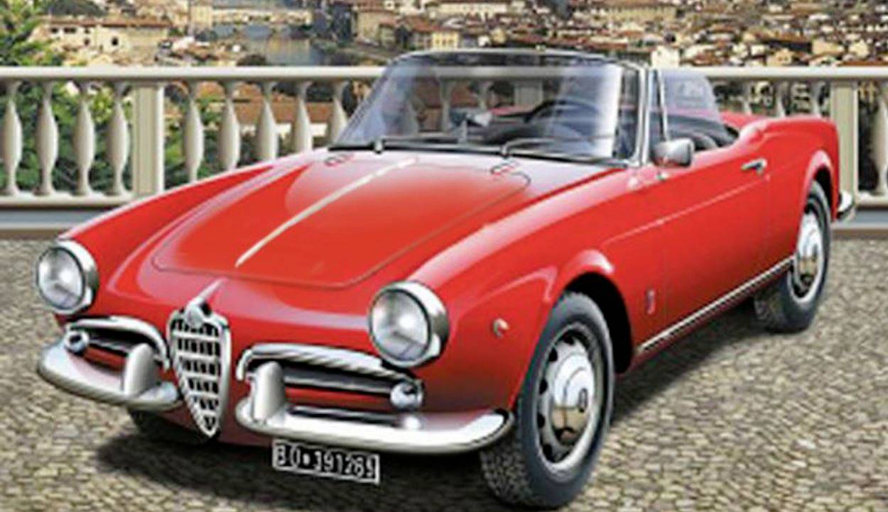 Italeri Alfa Romeo Giulietta Spider 1300 3653 1:24 Автомобільні комплекти