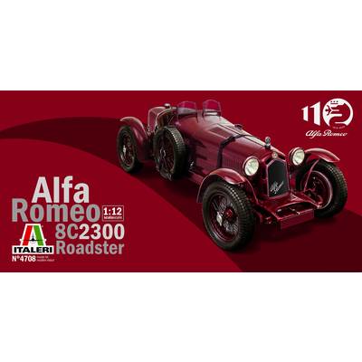 Zestawy samochodowe Italeri Alfa Romeo 8C/2300 1931-33 4708 1:12