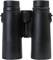 Czarna lornetka z powłoką antypoślizgową i regulacją ostrości. Idealna do obserwacji przyrody i aktywności na świeżym powietrzu.