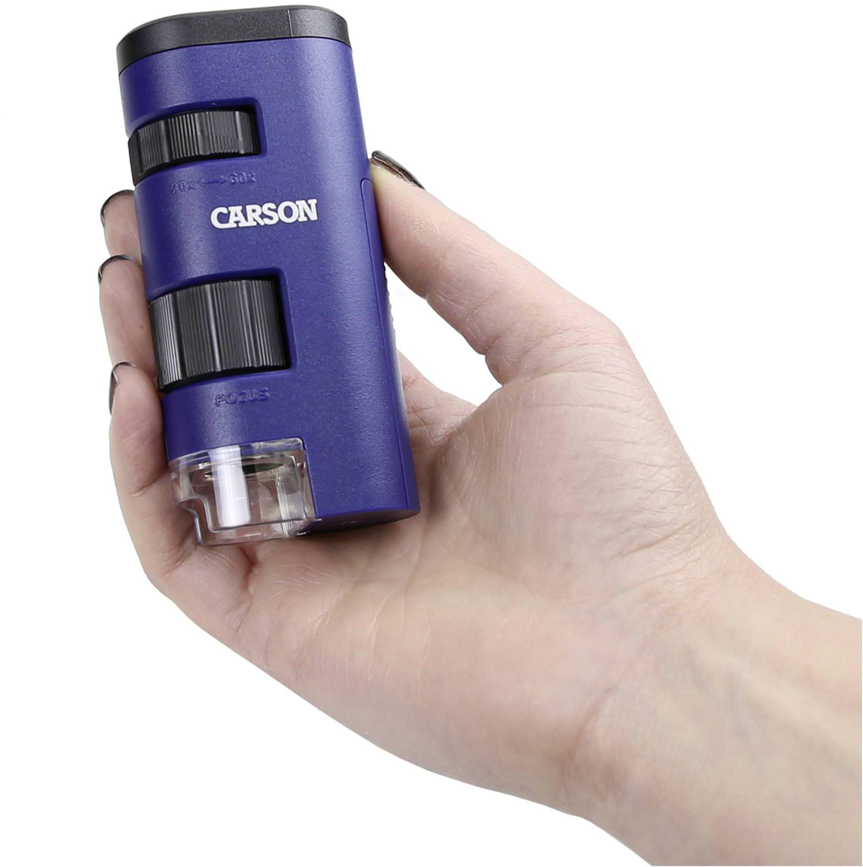 Кишеньковий оптичний мікроскоп Carson 60x