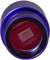 Okrągły, niebieski sensor kamery z czerwonym filtrem pośrodku. Sensor jest umieszczony centralnie i wyróżnia się kolorami na tle otoczenia.