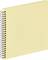 Zeszyt na spirali z kremową okładką. Idealny do robienia notatek lub szkiców.