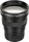 Czarny teleobiektyw z napisem 'RAYNOX HD-2200PRO-LE HIGH DEFINITION TELEPHOTO', przeznaczony do aparatów fotograficznych do powiększania obiektów.