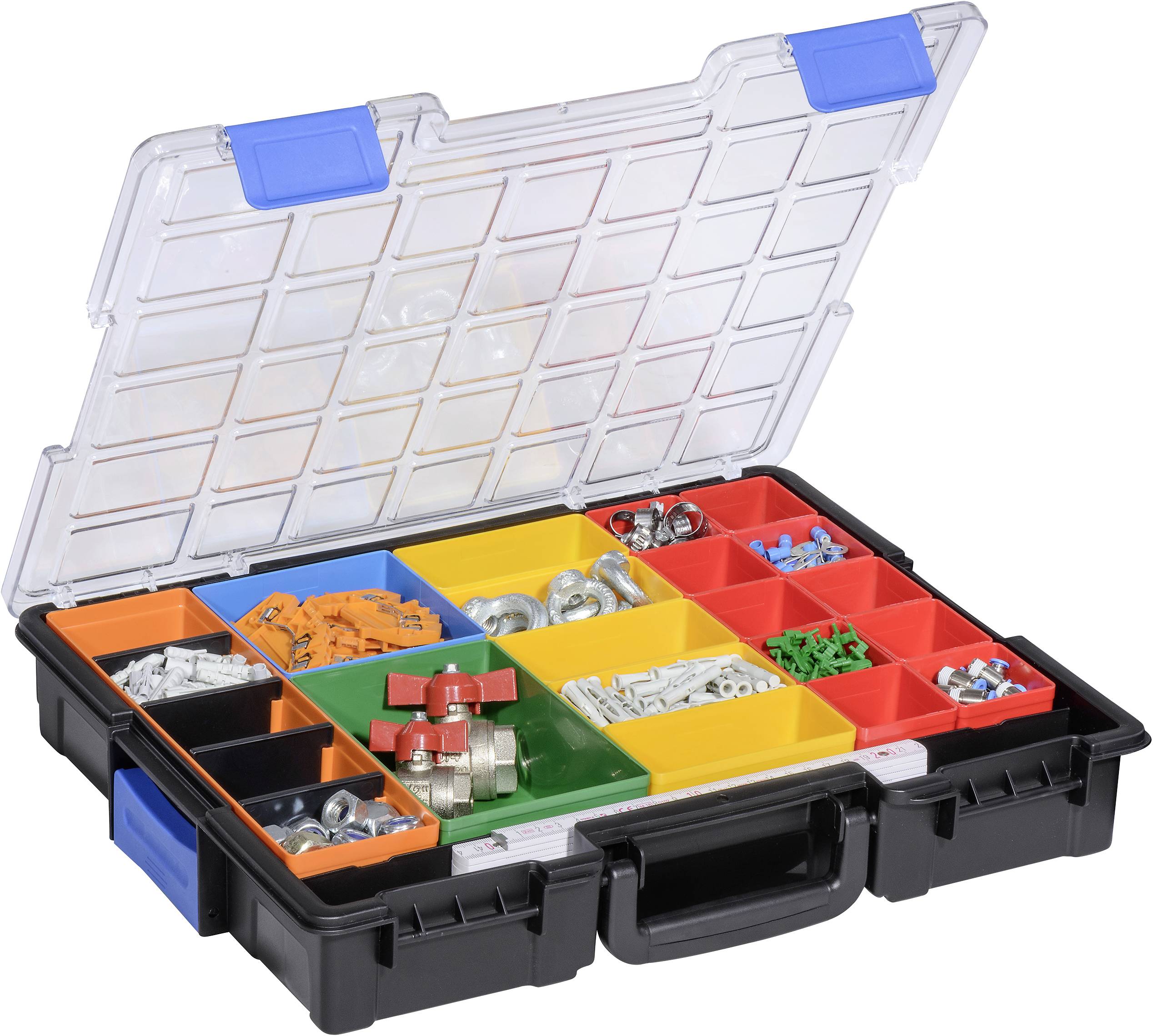 Валіза Allit EuroPlus Pro K44/23 (Д x Ш x В) 355 x 440 x 76 мм Кількість відділень: 23 Вміст 1 шт.