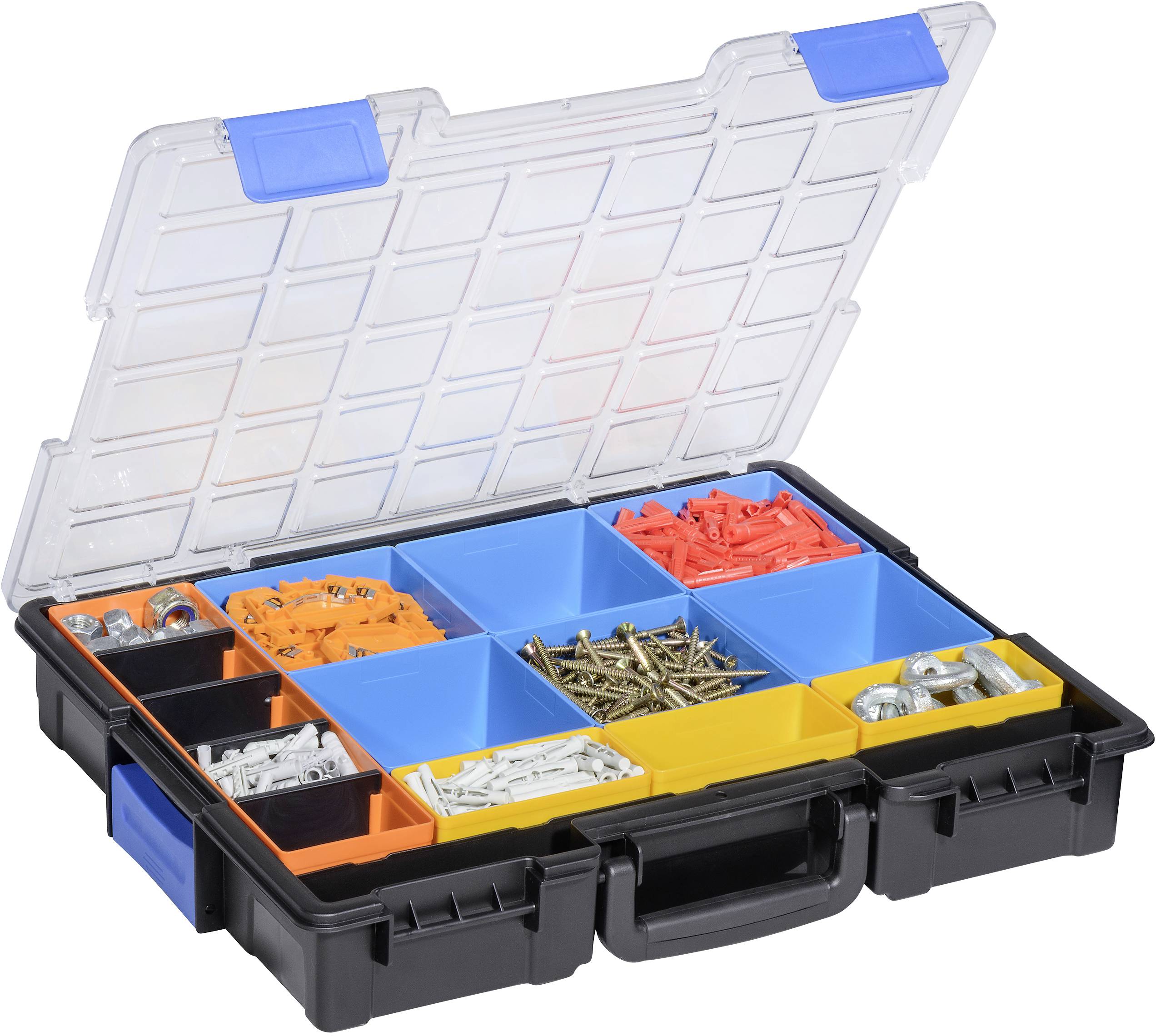 Валіза Allit EuroPlus Pro K44/15 (Д x Ш x В) 355 x 440 x 76 мм Кількість відділень: 15 Вміст 1 шт.