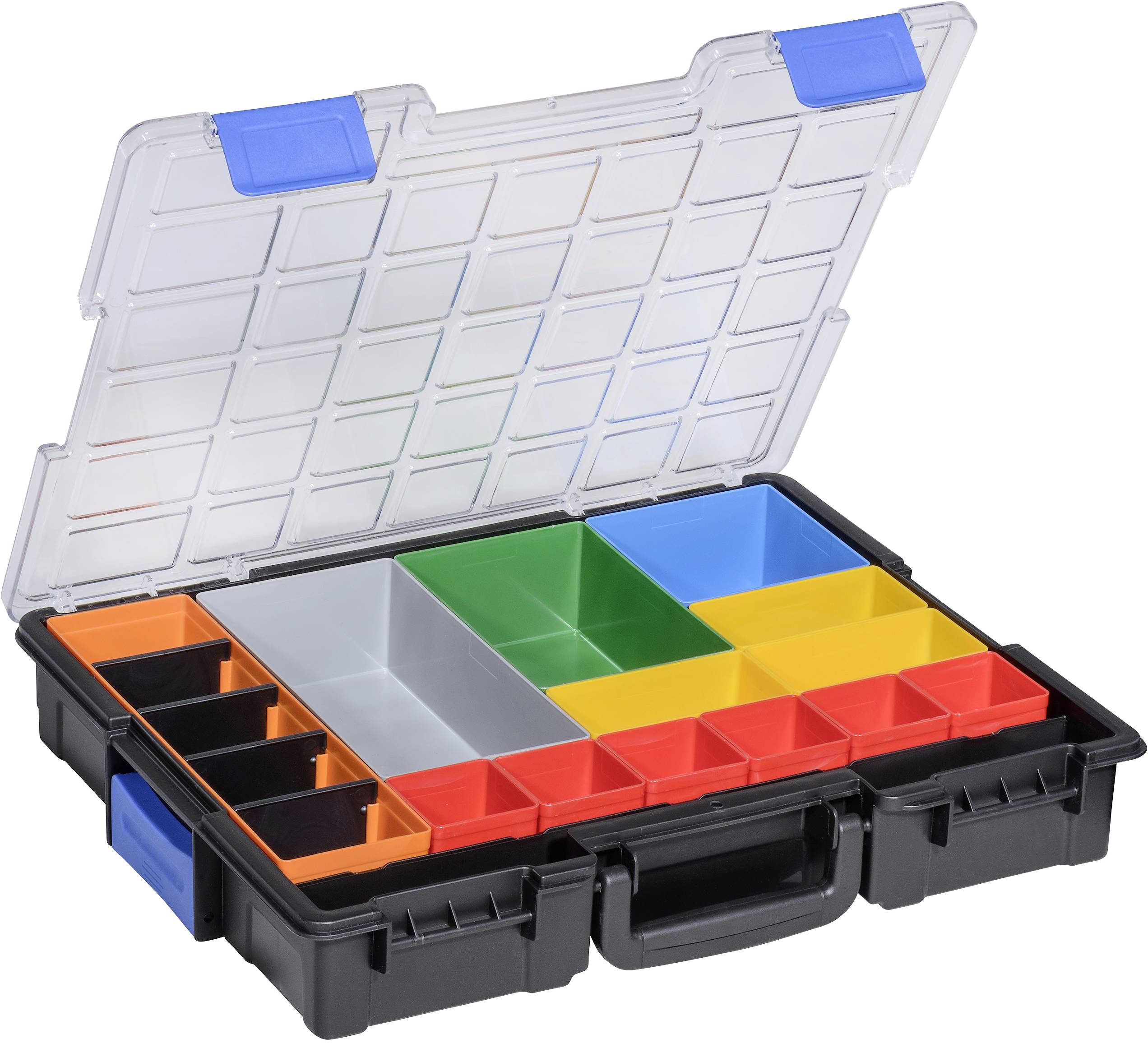 Валіза Allit EuroPlus Pro K44/18 (Д x Ш x В) 355 x 440 x 76 мм Кількість відділень: 18 Вміст 1 шт.