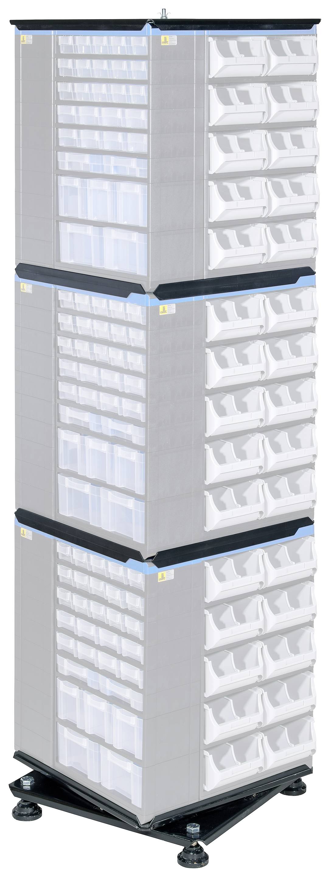 Поворотна підставка Allit 464665 VarioPlus Pro R 171 (Ш x В x Г) 445 x 1710 x 445 мм чорна 1 шт.