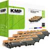 KMP Toner Zamiennik Brother TN-242BK, TN-246C, TN-246M, TN-246Y zamiennik Combi-Pack Czarny, Cyjan, Magenta, Żółty 2500 strony B-T58V 1248,3005