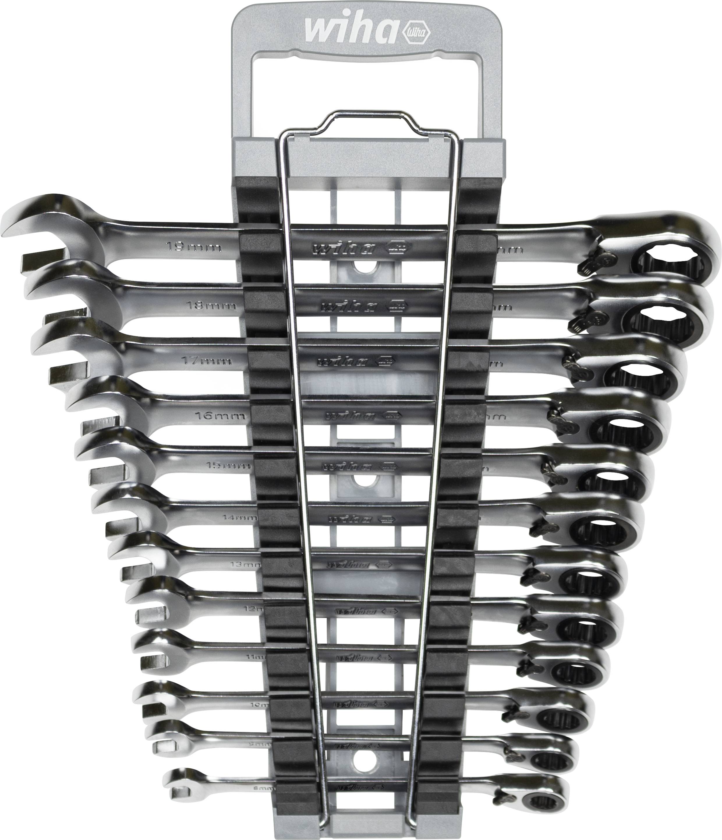 Набір комбінованих ключів Wiha 44661, 12 предм. Розмір ключа (метрична система) (лише для Title) 8 - 19 мм