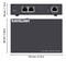 2-portowy gigabitowy ultra PoE Extender firmy Intellinet o wymiarach 130 mm x 86 mm x 29 mm. Dwa porty Ethernet i wskaźniki LED.