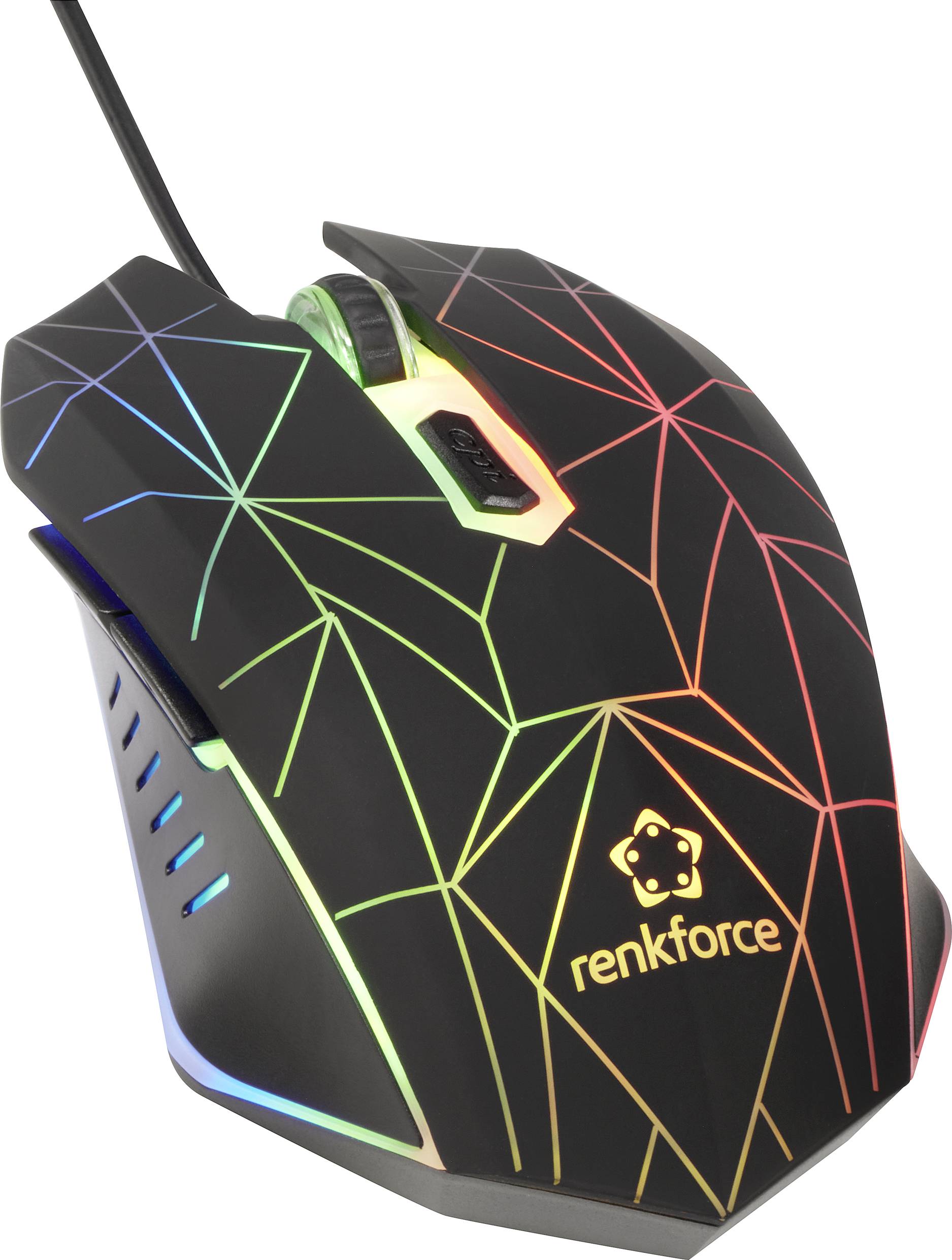 Ігрова USB-мишка Renkforce RF-GM-120 з роздільною здатністю 3600 dpi