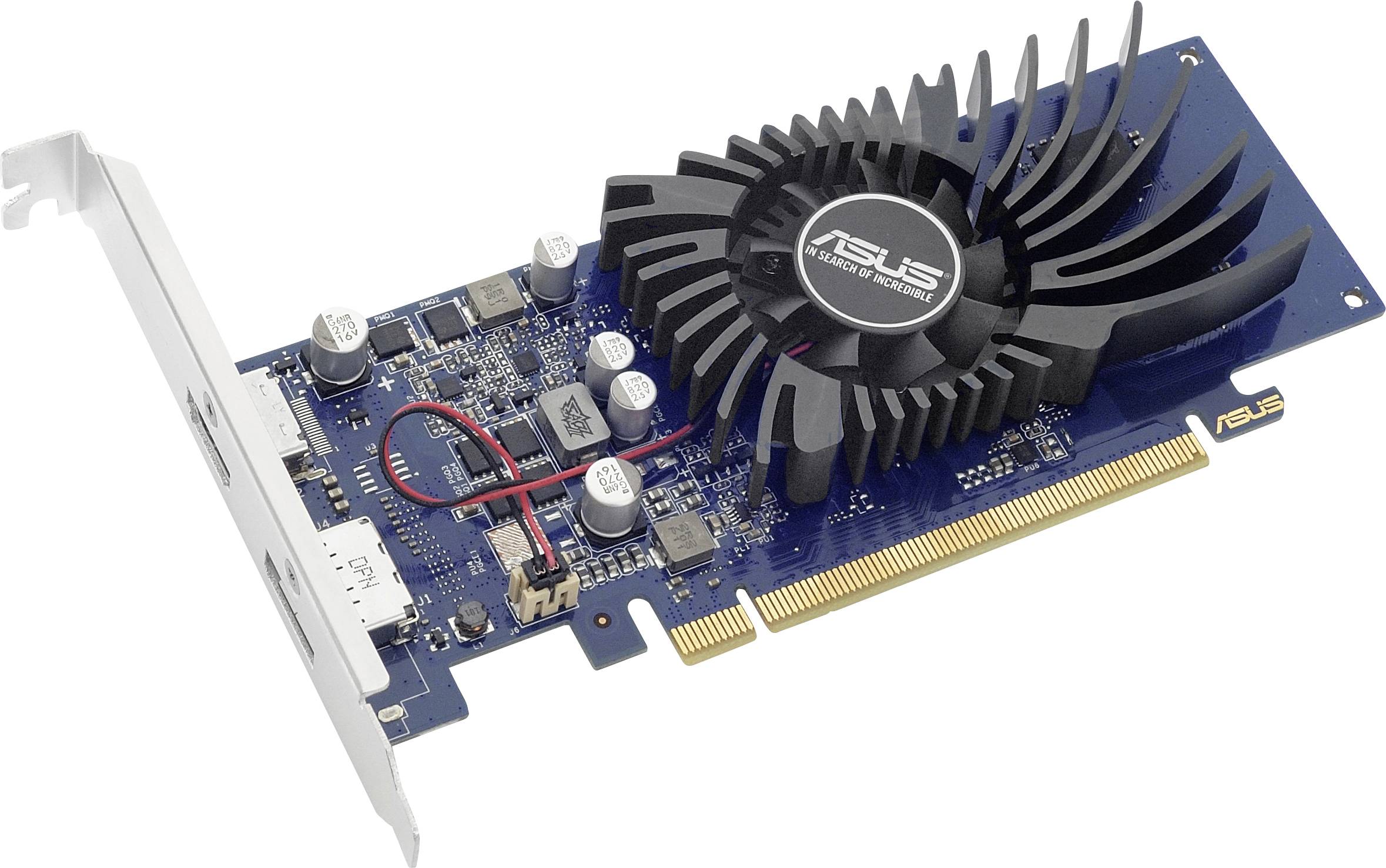 Відеокарта Asus Nvidia GeForce GT1030 2 ГБ GDDR5-RAM PCIe HDMI, DisplayPort Low Profile