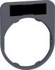 Schneider Electric ZBYF2101 ZBYF2101 Nośnik na tabliczkę (Ø x W) 22 mm x 40 mm nieoznakowany ciemnoszary 10 szt. sztuka