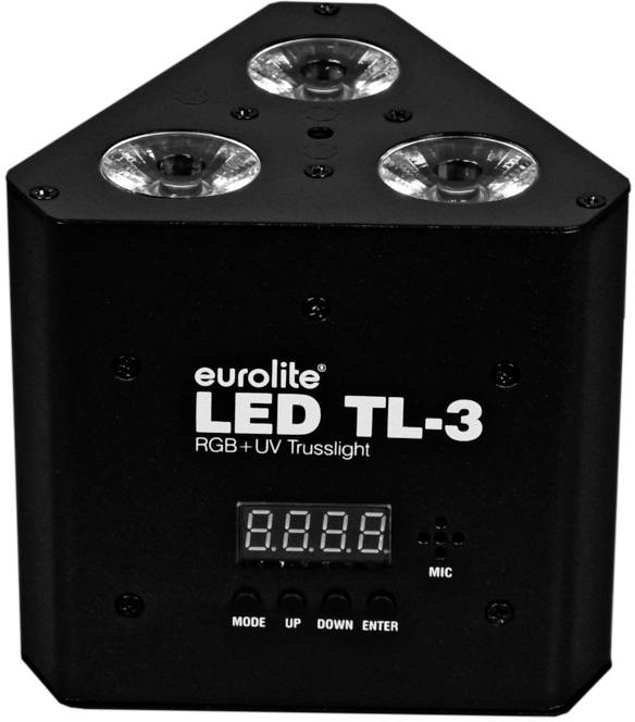 Eurolite 51915445 TL-3 RGB+UV Trusslight Efekt sceniczny LED Ilość diod LED:3 7 W-9