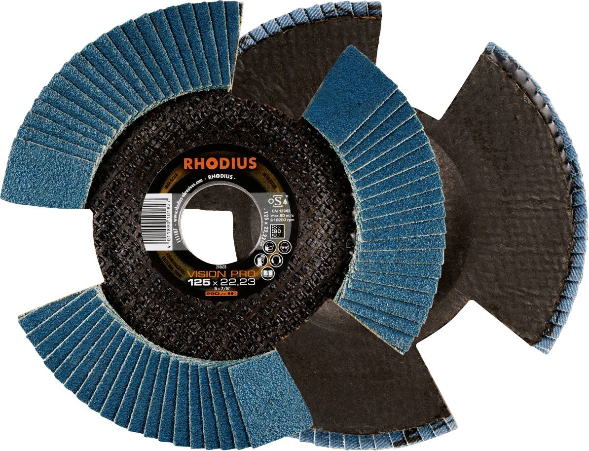 Шліфувальний диск Rhodius VISION PRO PACK 211305, діаметр 125 мм, 5 шт.