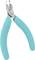 Szczypce z turkusowymi uchwytami z napisem 'Weller Erem 576E'.