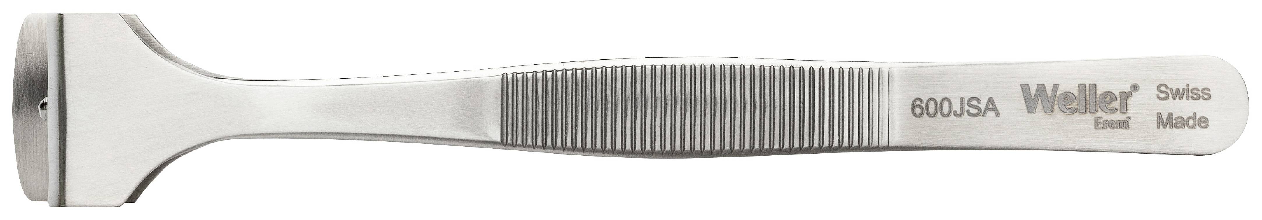 Lutownica Weller, model 600, z żebrowanym uchwytem i płaską końcówką, do precyzyjnych prac.