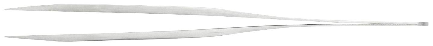 Pęseta metalowa z zagiętymi końcówkami, stosowana głównie do precyzyjnych prac manipulacyjnych.