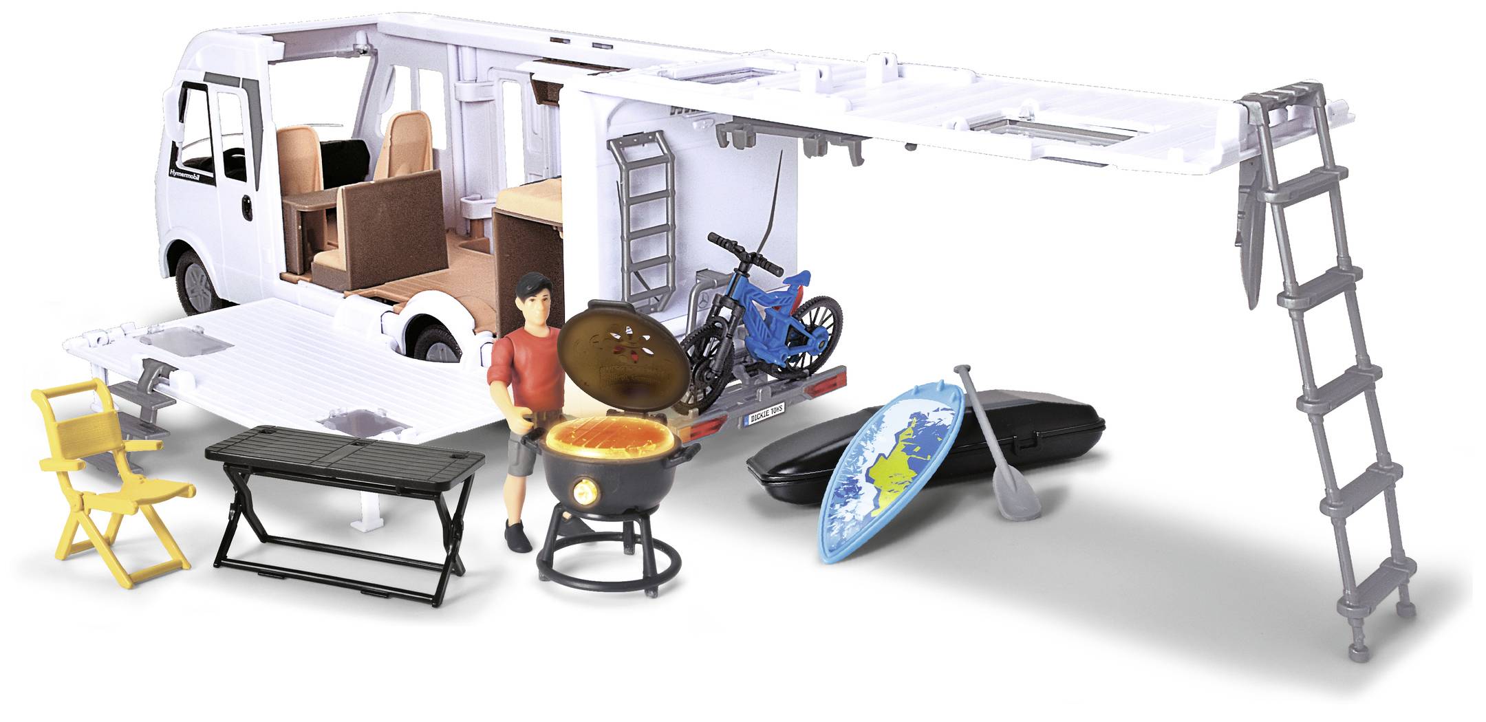 Моделька автомобіля Dickie Toys Hymer, готова модель автомобіля