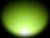 Jasne, zielone, rozmyte światło z białym centrum promieniuje na czarnym tle, symbolizując energię lub nadzieję.