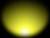 Jasna, żółta plama światła o miękkich krawędziach na czarnym tle, przypominająca reflektor lub wschodzące słońce.