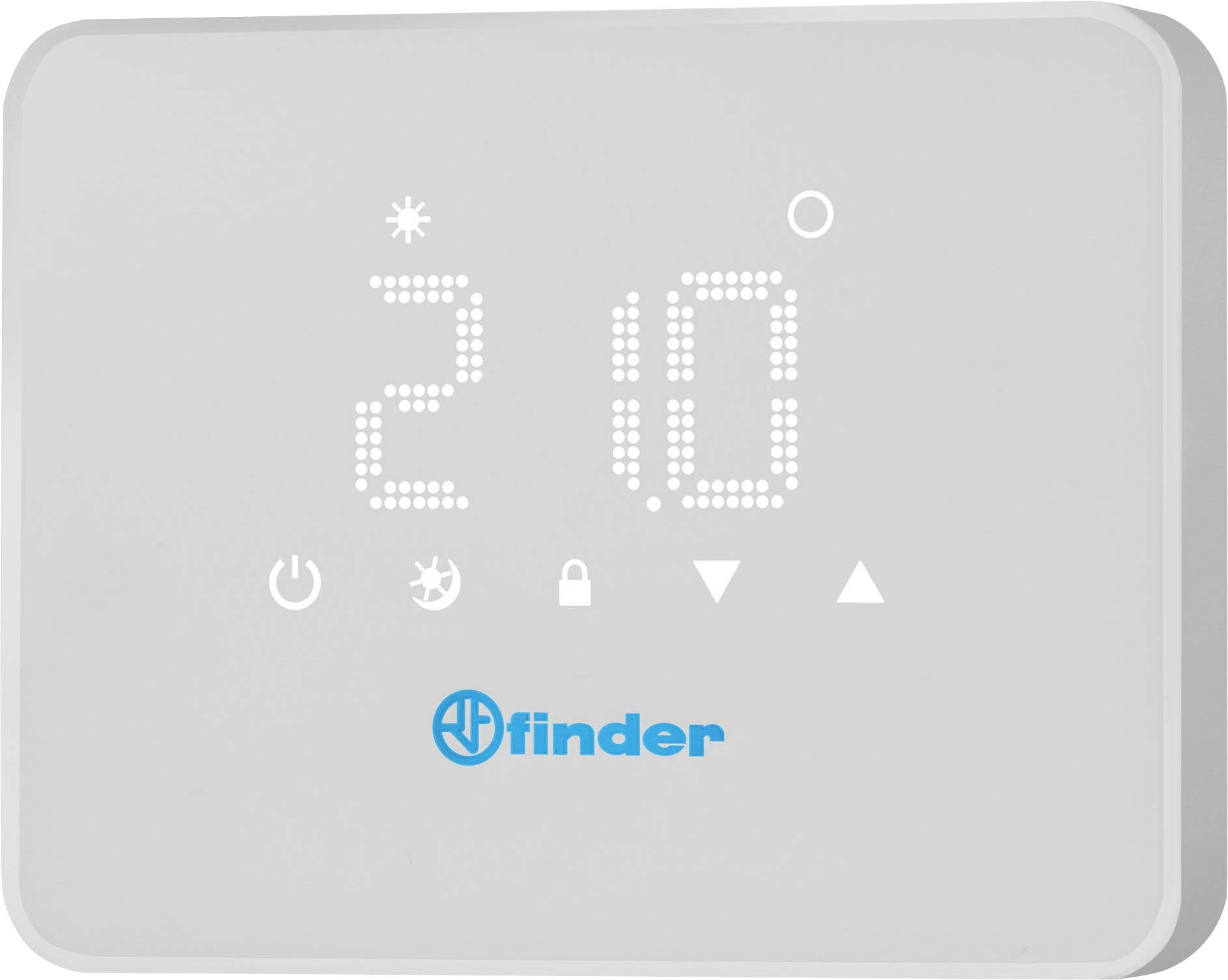 Кімнатний термостат Finder 1T.91.9.003.0000 1T.91.9.003.0000 накладного монтажу 1 шт.
