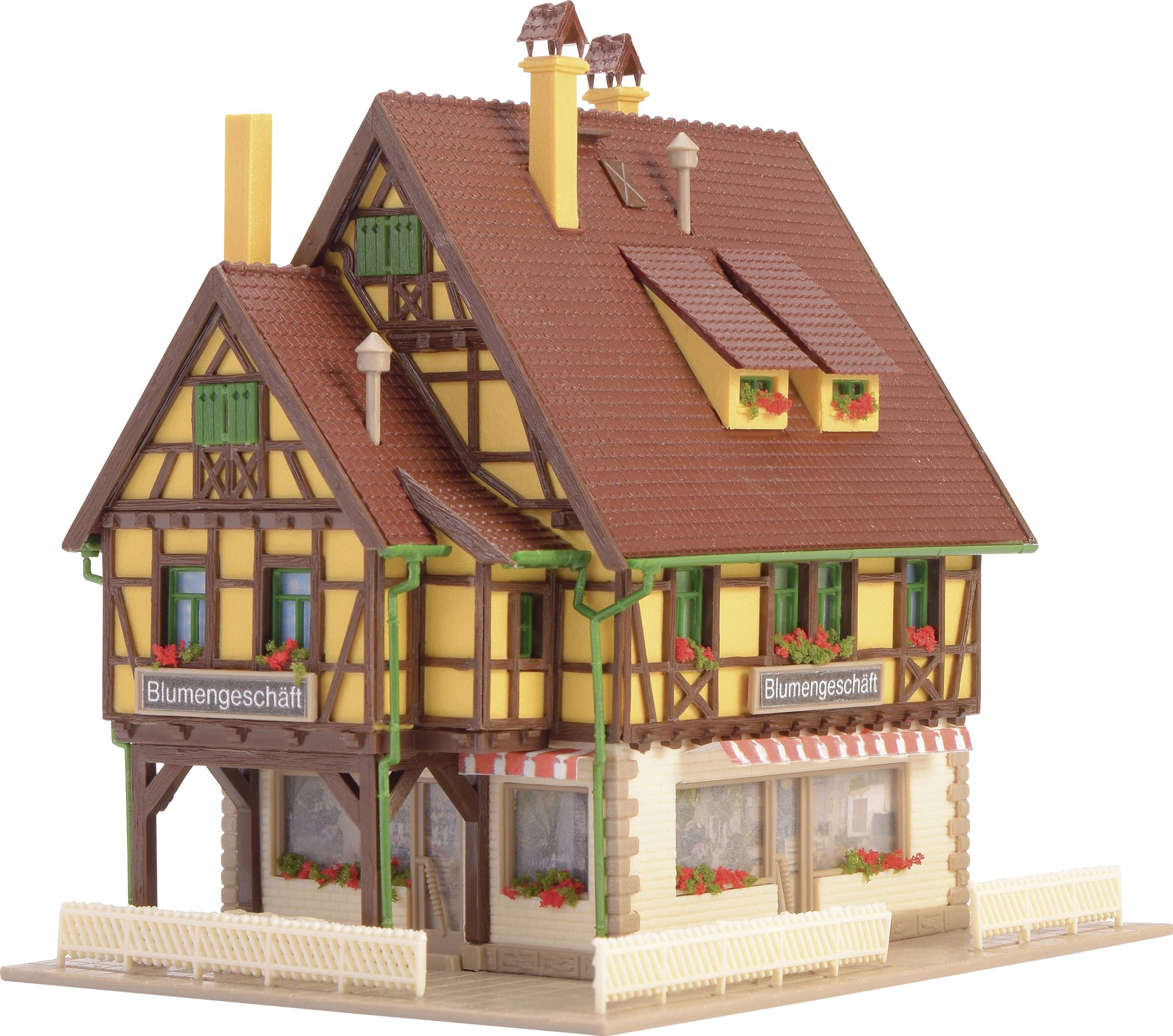 Квітковий магазин з внутрішнім оздобленням Vollmer 47692 N комплект для складання 1 шт.