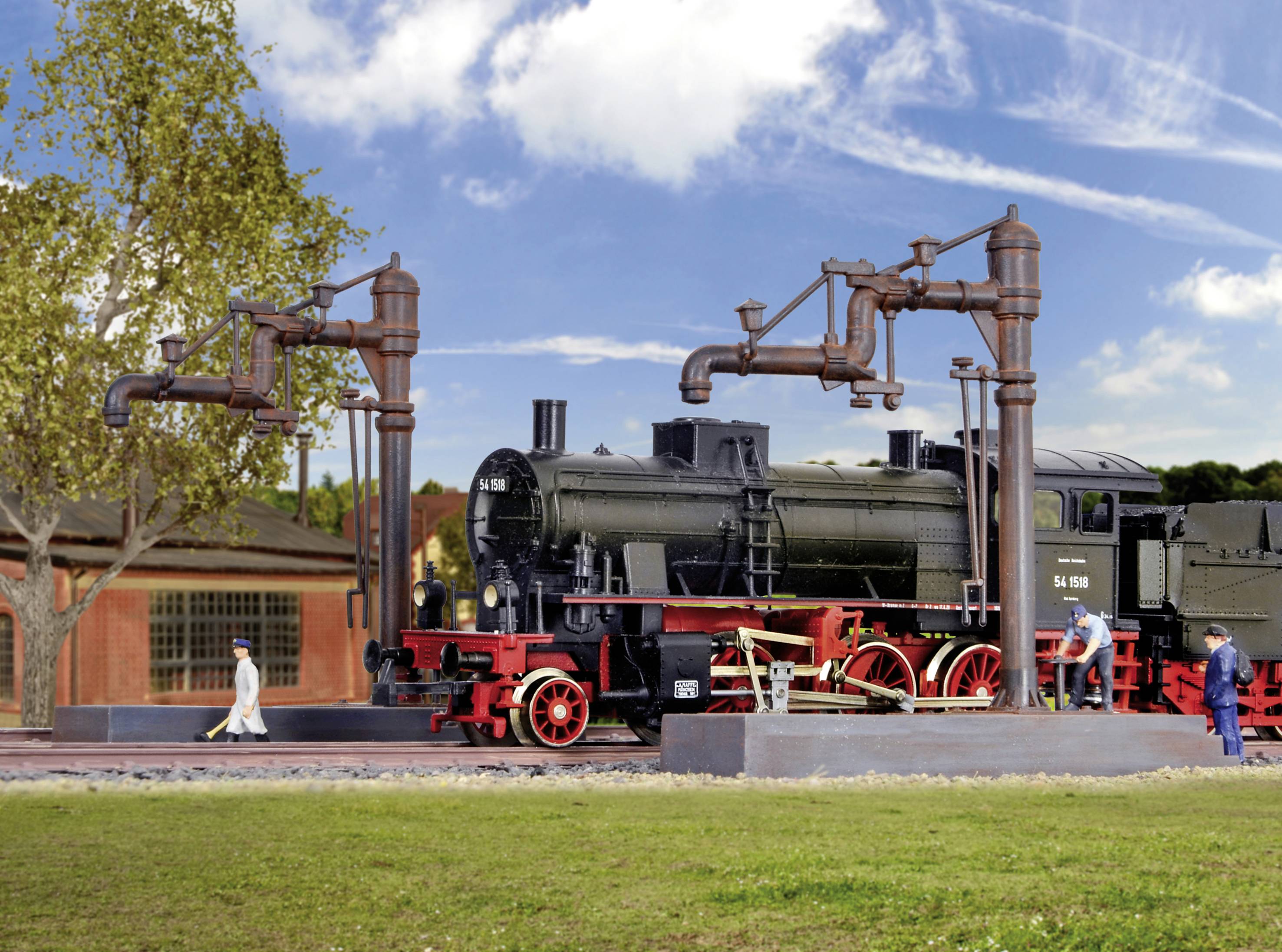 Kibri 39422 H0 Водяний кран з шарнірною стрілою, комплект для складання 2 осіб, 1 шт.