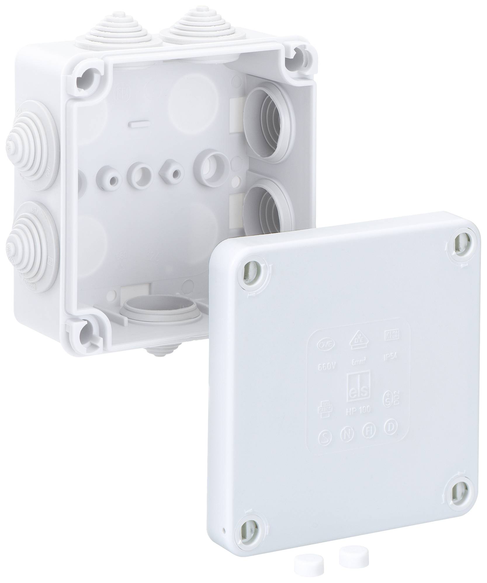 Монтажна коробка Spelsberg 32690001 (Д x Ш x В) 113 x 113 x 58 мм сірого кольору IP55 1 шт.