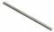 Pręt metalowy na białym tle. Pręt jest prosty i ma kształt cylindryczny, może służyć jako element konstrukcyjny lub narzędzie.
