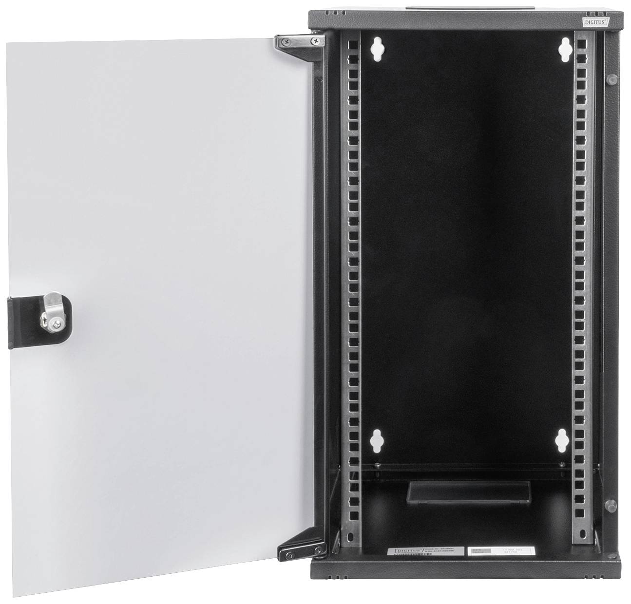 10-дюймова підвісна стелажна шафа Digitus DN-10-12U-B DN-10-12U-B, 1 шт.