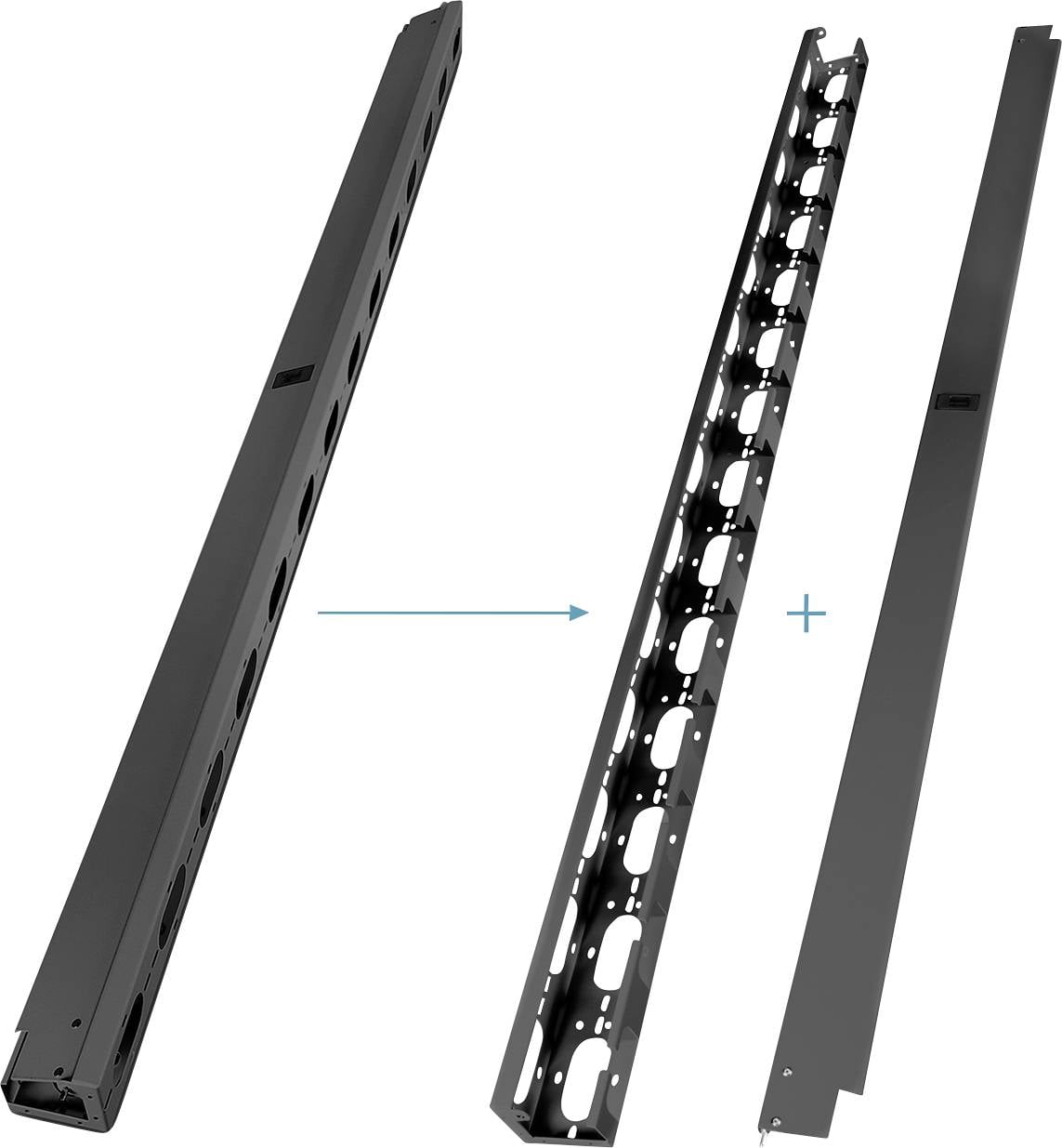 Тримач кабелю Digitus DN-19 ORG-42U-B 1 шт.