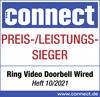 zwycięzca w kategorii stosunek ceny do jakości: Ring Video Doorbell Wired, numer 10/2021, www.connect.de
