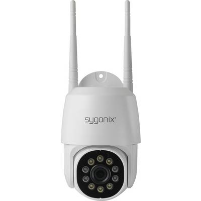 Kamera monitorująca z dwiema antenami i wieloma diodami podczerwieni do funkcji nocnego widzenia, odpowiednia do nadzoru外部terenu.