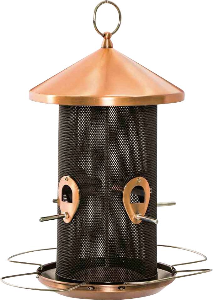 Годівниця для птахів Siena Garden D37192 Мідна лінія для кормових сумішей, 31 см 1 шт.