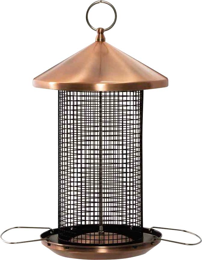 Годівниця для птахів Siena Garden D37194 Copper Line для горіхів, 31 см, 1 шт.