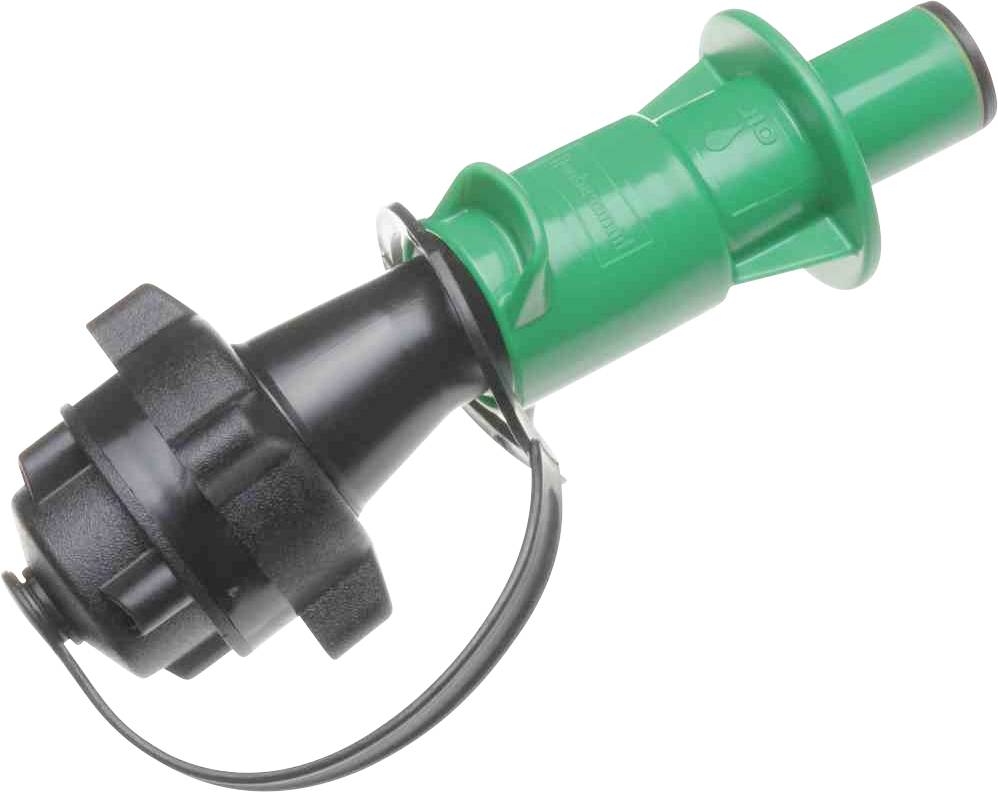 Паливна заливна горловина CEMO Sicherheitseinfüllsystem grün (Öl) для каністрів 5 л, 10 л та ExO-Canister 10846, 1 шт.